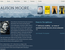 Tablet Screenshot of alison-moore.com